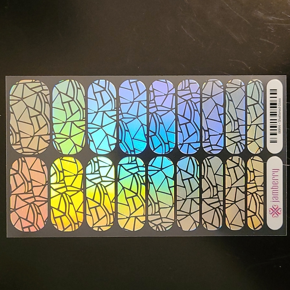 Jamberry Shattered Glass Nailwraps